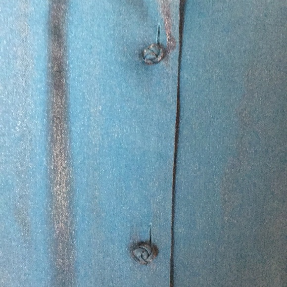 🌙Formal silk blend top with Peter Pan color - Picture 4 of 5